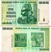 *1 miliarda Dolárov Zimbabwe 2008, P83 UNC - Kliknutím na obrázok zatvorte -